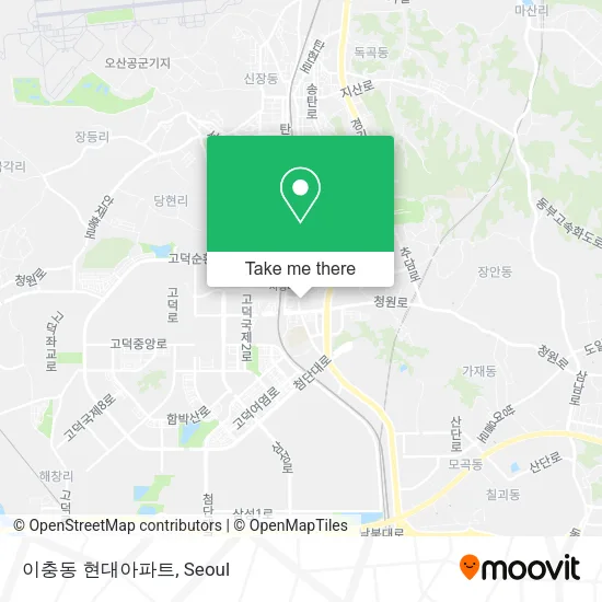 이충동 현대아파트 map