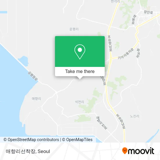 매향리선착장 map