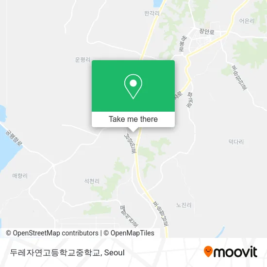 두레자연고등학교중학교 map