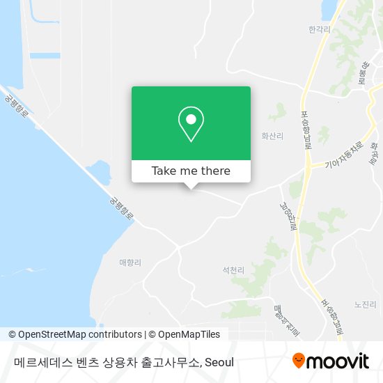 메르세데스 벤츠 상용차 출고사무소 map