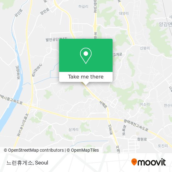 느런휴게소 map