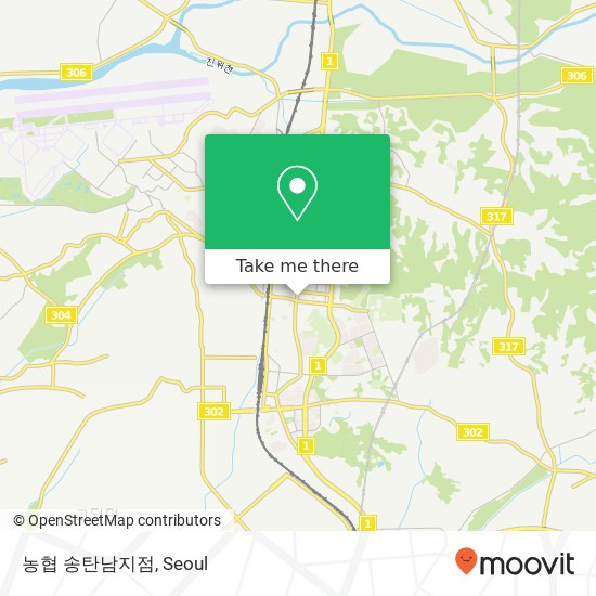 농협 송탄남지점 map