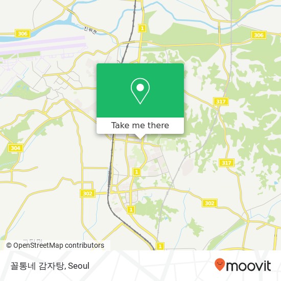 꼴통네 감자탕 map