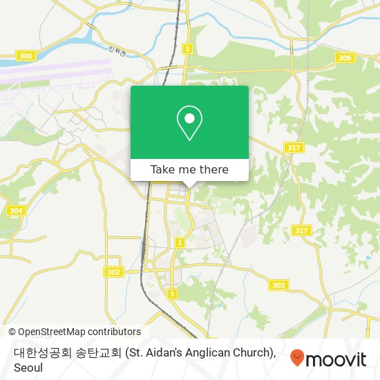 대한성공회 송탄교회 (St. Aidan's Anglican Church) map