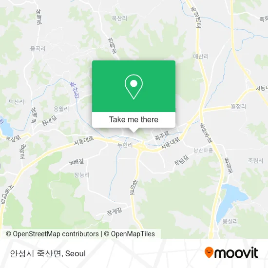 안성시 죽산면 map