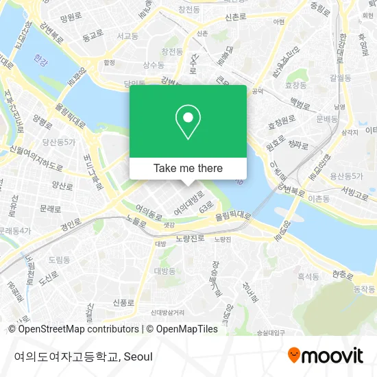 여의도여자고등학교 map
