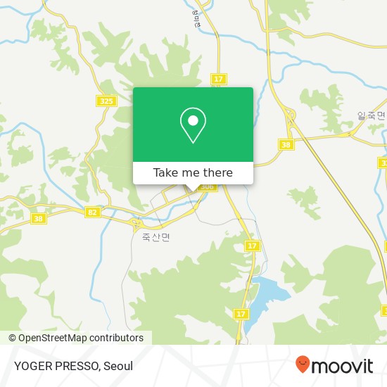 YOGER PRESSO map