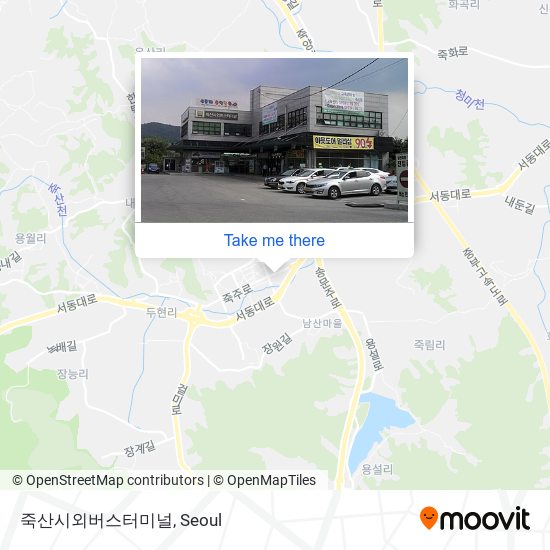 죽산시외버스터미널 map