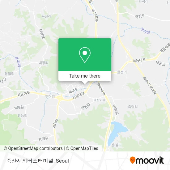 죽산시외버스터미널 map