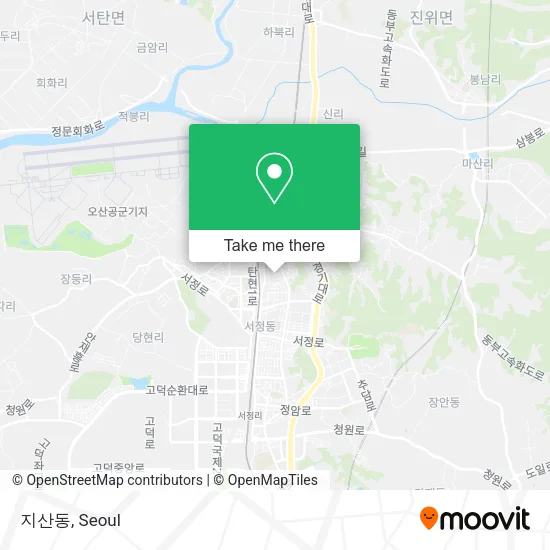 지산동 map