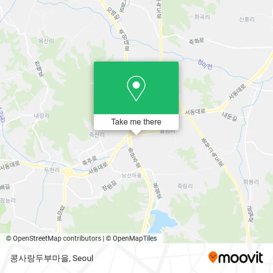 콩사랑두부마을 map