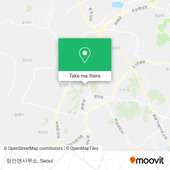 장안면사무소 map