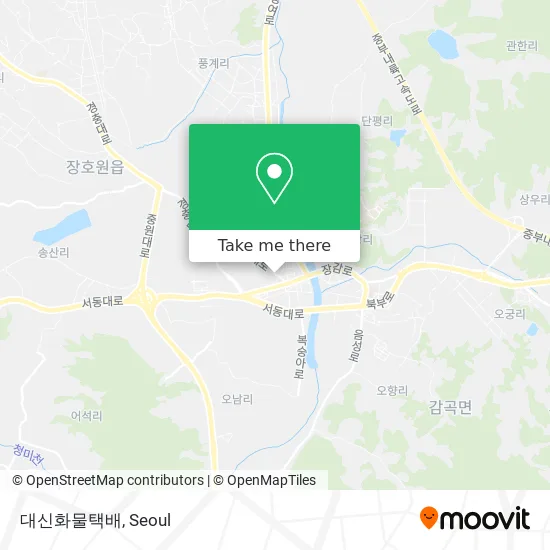 대신화물택배 map