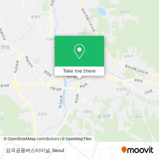 감곡공용버스터미널 map