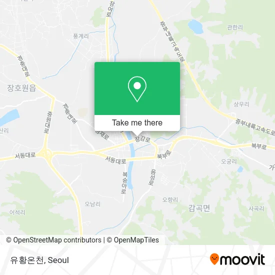 유황온천 map