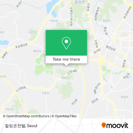 힐링온천텔 map