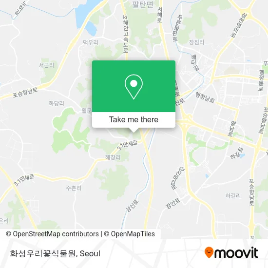 화성우리꽃식물원 map