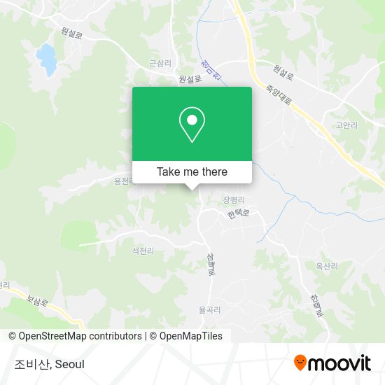 조비산 map