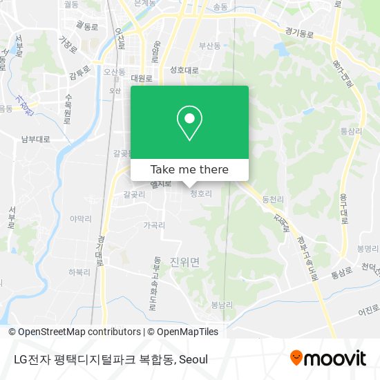 LG전자 평택디지털파크 복합동 map
