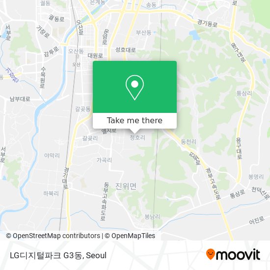 LG디지털파크 G3동 map