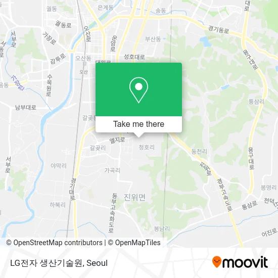LG전자 생산기술원 map