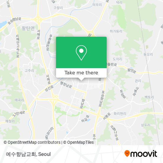 예수향남교회 map