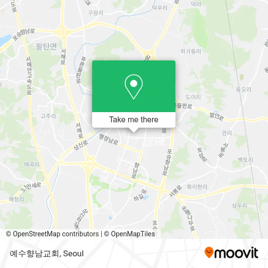 예수향남교회 map