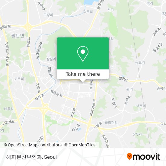 해피본산부인과 map