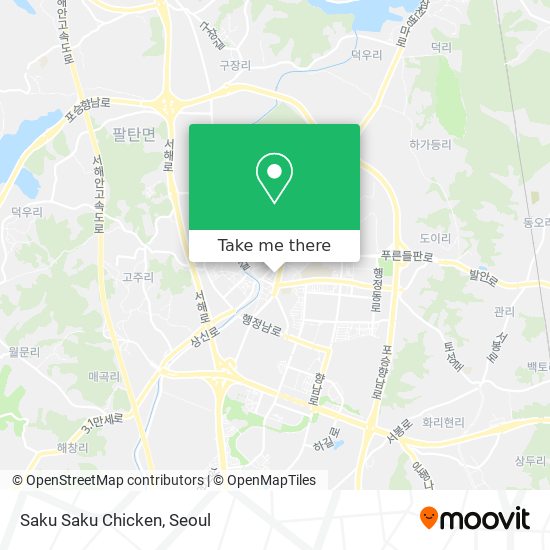 Saku Saku Chicken map