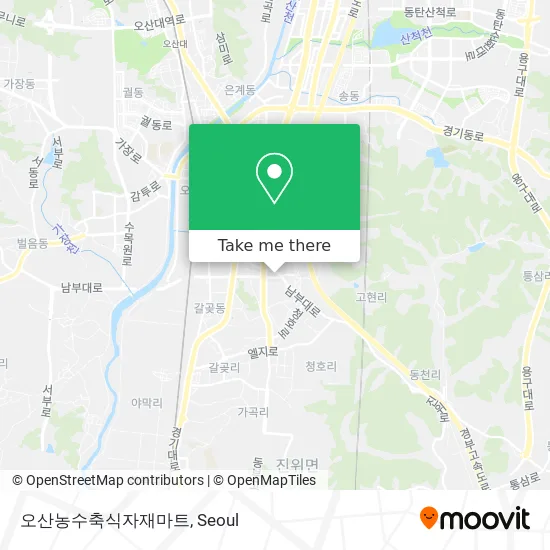 오산농수축식자재마트 map