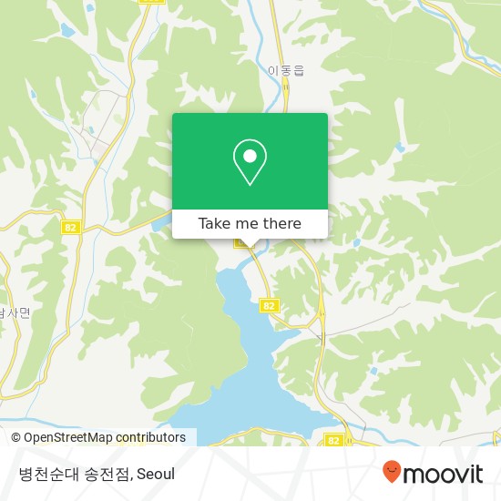 병천순대 송전점 map