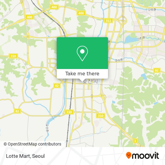 Lotte Mart map