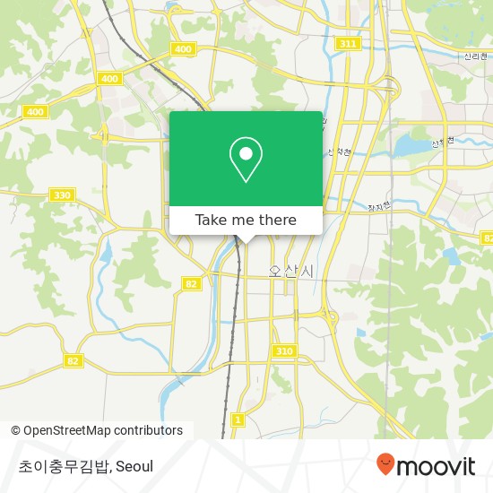 초이충무김밥 map