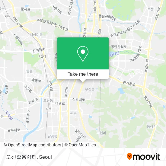 오산졸음쉼터 map