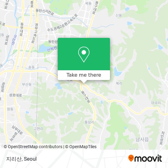 지리산 map