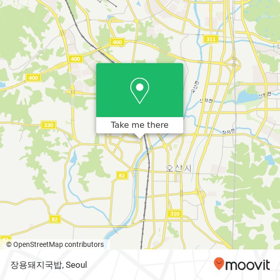장용돼지국밥 map