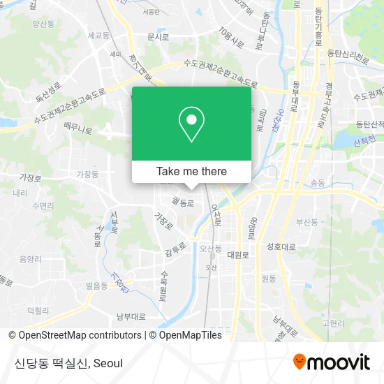 신당동 떡실신 map