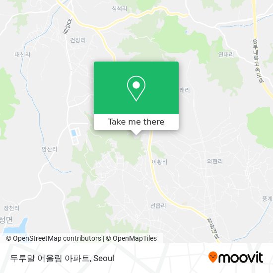 두루말 어울림 아파트 map