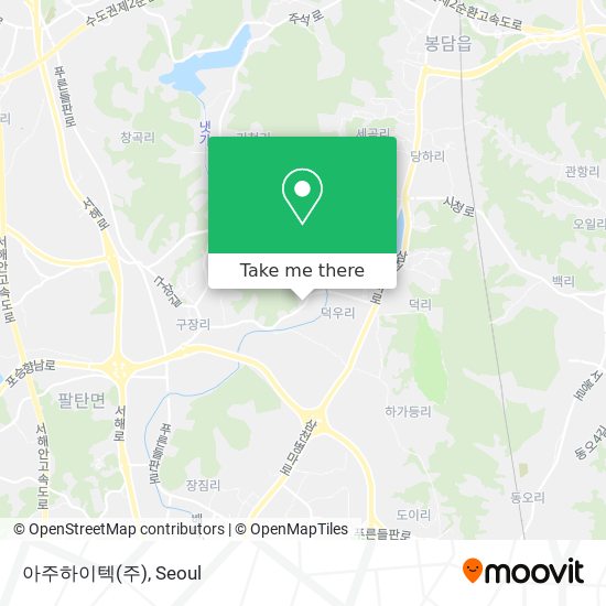 아주하이텍 map