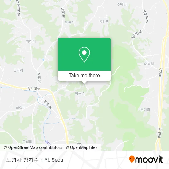 보광사 양지수목장 map
