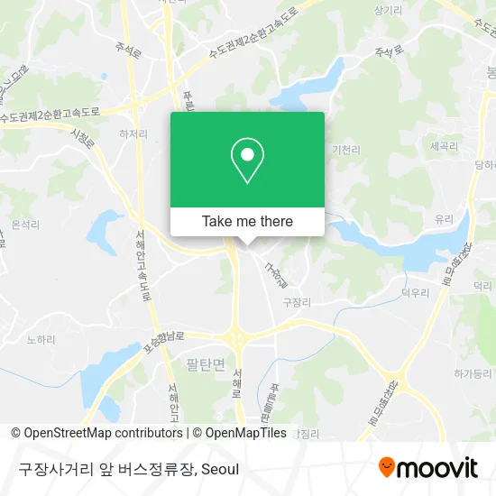 구장사거리 앞 버스정류장 map