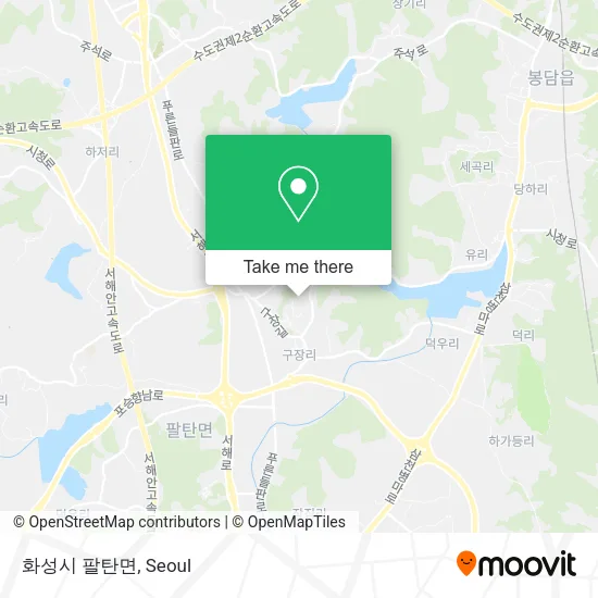 화성시 팔탄면 map