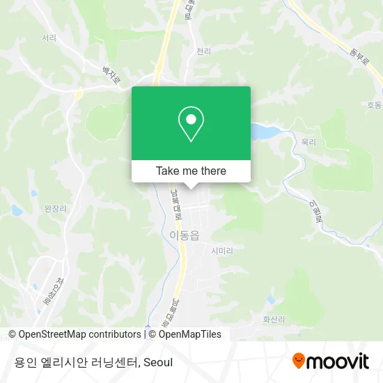 용인 엘리시안 러닝센터 map