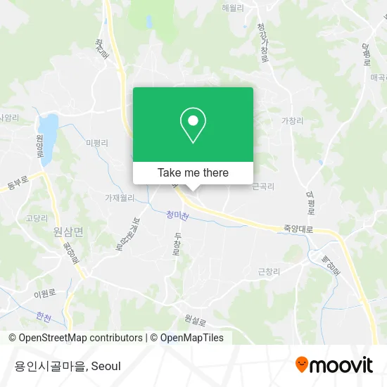 용인시골마을 map
