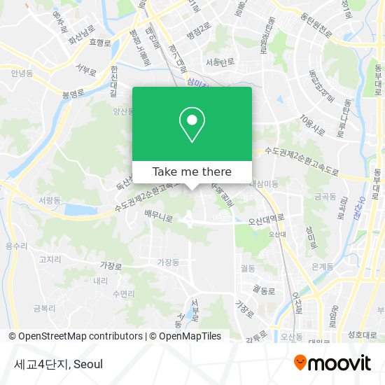세교4단지 map