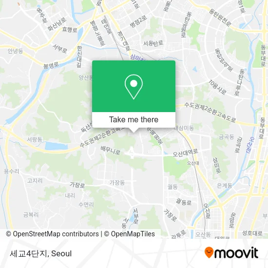 세교4단지 map