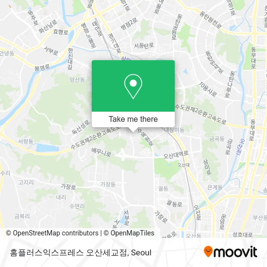 홈플러스익스프레스 오산세교점 map