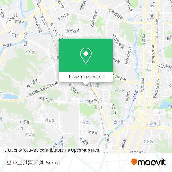 오산고인돌공원 map