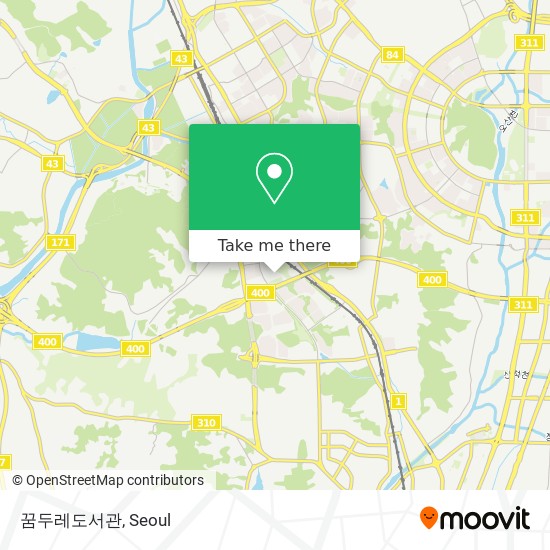 꿈두레도서관 map