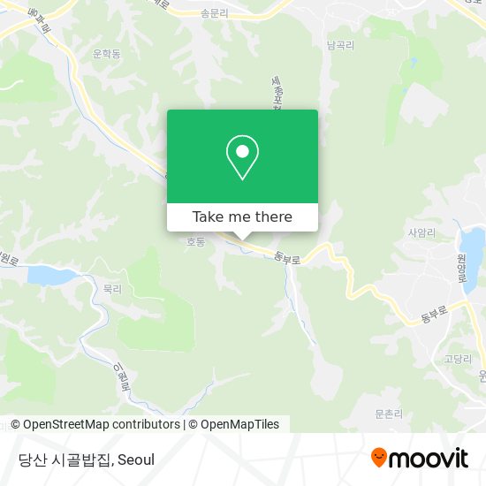 당산 시골밥집 map